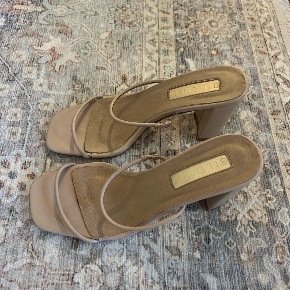 Billini Women's Nude Block Heels